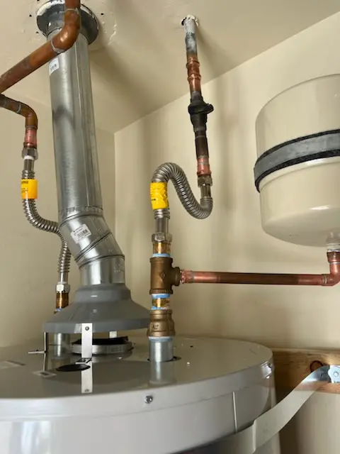 Water heater installation and plumbing repair in Churchill Farms